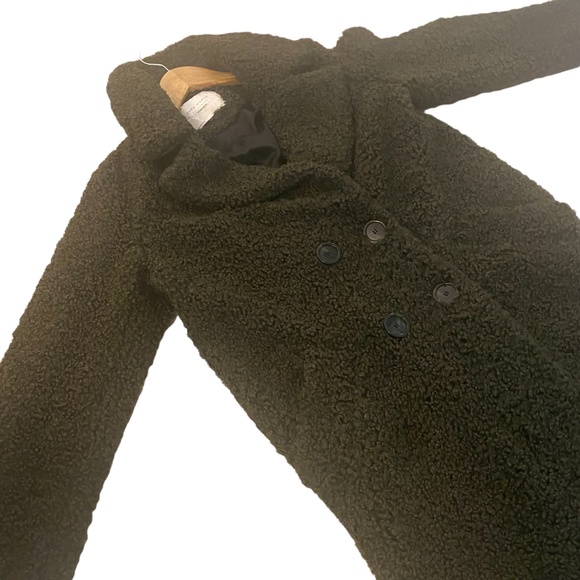 Zara Dark Brown Teddy Jacket - Picture 6 of 10
